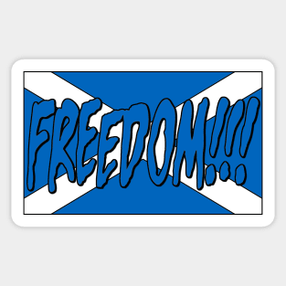 Freedom - Scotland Sticker